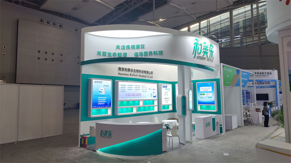 和美樂展臺搭建施工現場